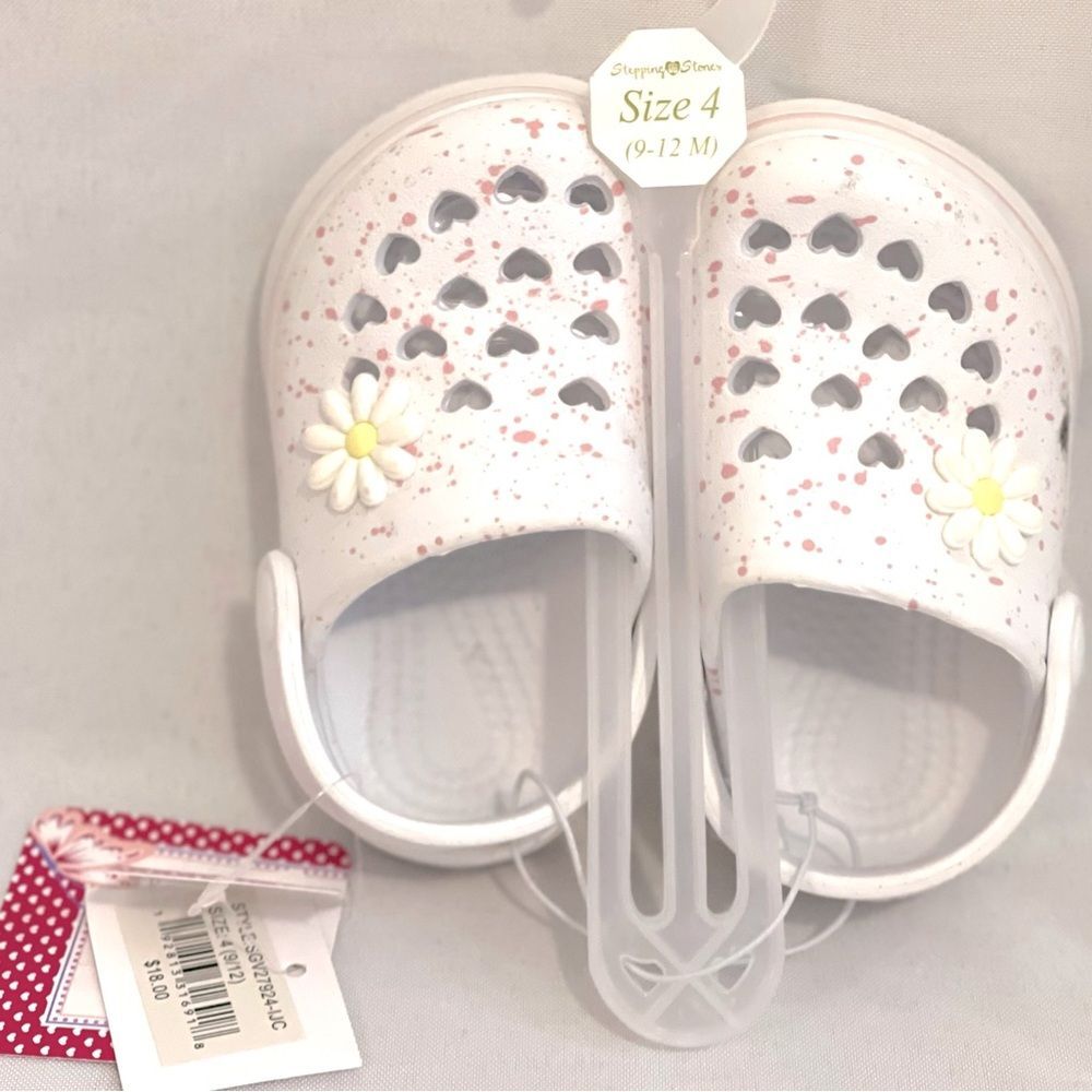 Stepping Stone Infant Girls Clogs, Size 4
